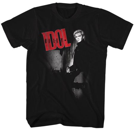 Billy Idol Shirt Billy Black Tee T-Shirt