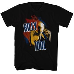 Billy Idol Shirt Idol Black Tee T-Shirt