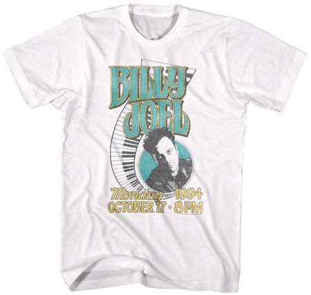 Billy Joel 1994 Classic Rock Concert T-shirt - White