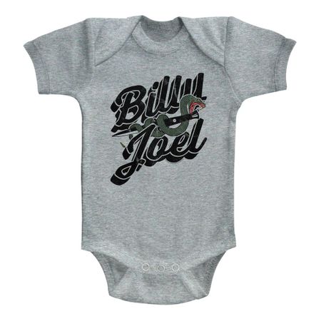 Billy Joel Infant Baby Creeper - Grey