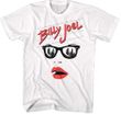 Billy Joel LIPS Classic Rock T-shirt - White