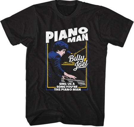 Billy Joel Piano Man Classic Rock T-shirt - Black