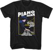 Billy Joel Piano Man Classic Rock T-shirt - Black