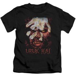 Clearance - Kids Lord of the Rings URUK HAI T-shirt - Black