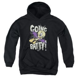 Clearance - Kids Looney Tunes Tweety GOING BATTY Hoodie - Black