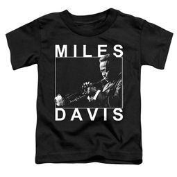 Clearance - Toddler Size Miles Davis MONOCHROME T-shirt - Black