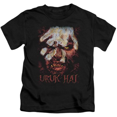Clearance - Kids Lord of the Rings URUK HAI T-shirt - Black