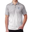 Mens Ford Mustang GT Crest Polo Shirt - White/Graphite