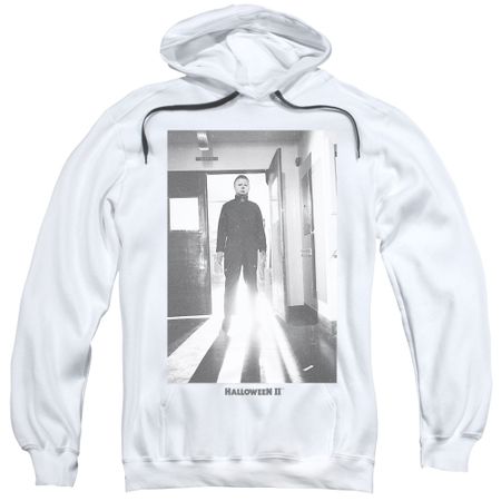 Clearance - Mens Halloween II MONSTER Hoodie Sweatshirt - White