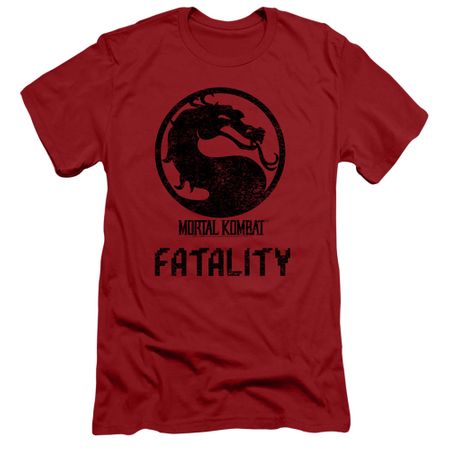 Clearance - Juniors Size Mortal Kombat FATALITY T-shirt - Red