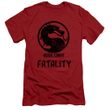 Clearance - Juniors Size Mortal Kombat FATALITY T-shirt - Red