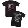 Mens Cinderella NIGHT SONGS TOUR T-shirt - Black, 6XL