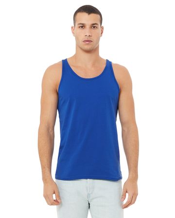 Mens Bella Canvas 3480 Cotton Tanktop - True Royal