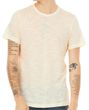 Clearance - Mens Bella 3650 Slub Burnout T-shirt - Natural