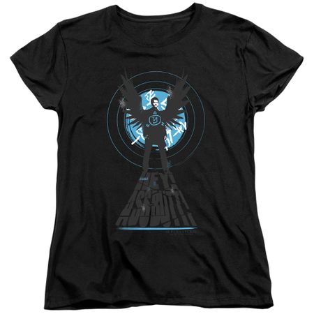 Womens Supernatural HEY ASS BUTT T-shirt - Black