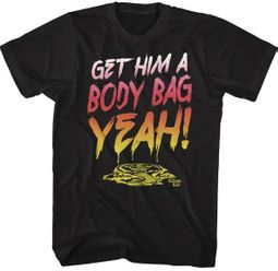 Mens Karate Kid BODY BAG T-shirt - Black