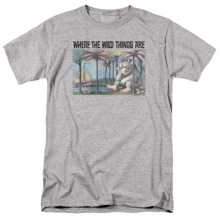 Men's "Where the Wild Things Are" COVER ART T-shirt - Grey