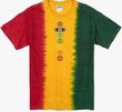 Mens Rasta Colored Chakras Tee Shirt
