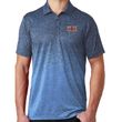 Mens Union Jack Flag Premium Polo Shirt - Carolina Blue/True Navy