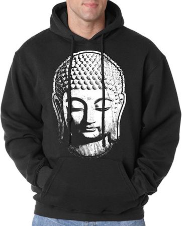 Mens Buddha Heavyweight Hoodie Sweatshirt - Made in America