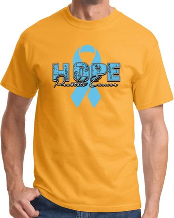 Men's Hope Prostate Cancer Shirt - Gold