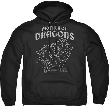 Game of Thrones Mother of Dragons Adult Hoodie Sweatshirt - Black
