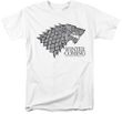 Games of Thrones GOT Winter is Coming Adult T-shirt - White