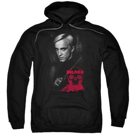 Mens Harry Potter DRACO PORTRAIT Hoodie - Black