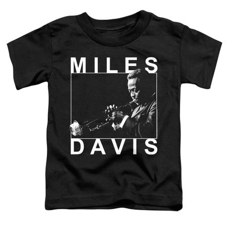 Clearance - Toddler Size Miles Davis MONOCHROME T-shirt - Black