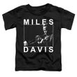 Clearance - Toddler Size Miles Davis MONOCHROME T-shirt - Black