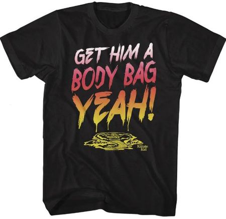 Mens Karate Kid BODY BAG T-shirt - Black