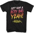 Mens Karate Kid BODY BAG T-shirt - Black