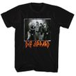 Clearance - Mens Def Leppard WORLD TOUR PHOTO T-shirt - Black