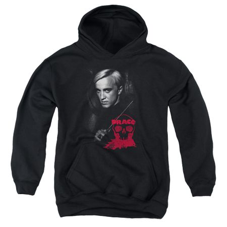 Clearance - Kids Harry Potter DRACO PORTRAIT Hoodie - Black