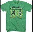 Mens Karate Kid 1984 Champions T-shirt - Heather Green