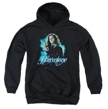 Clearance - Kids Harry Potter HERMOINE Hoodie Sweatshirt - Black