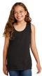 Clearance - Girl's District DT6303YG VIT Cotton Tanktop - Black