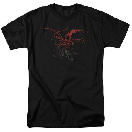 Mens The Hobbit Movie SMAUG Dragon T-shirt - Clearance