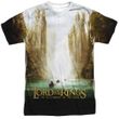 Mens Lord of the Rings FELLOWSHIP POSTER T-shirt - Clearance
