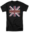 Womens Def Leppard UNION JACK T-shirt - Black