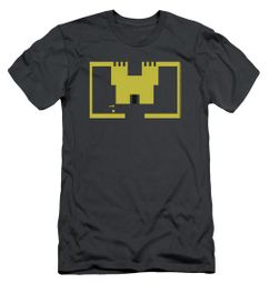 Clearance - Atari Adventure Screen Adult T-shirt - Heather Charcoal Gray