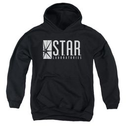 Clearance - Kids The Flash STAR Hoodie Sweatshirt - Black