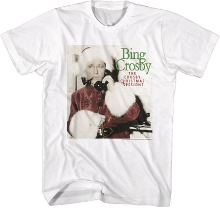 Bing Crosby Christmas Album Adult White T-shirt