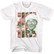 Bing Crosby Christmas Songs Adult White Tee Shirt