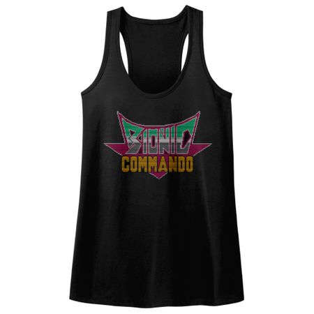 Bionic Commando Shirt Juniors Rearmed Black T-Shirt