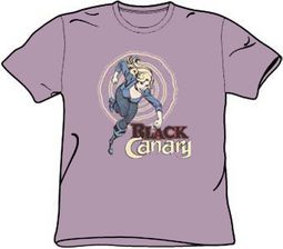 Black Canary T-shirt - DC Comics Black Canary Lilac Adult Tee