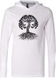 Black Celtic Tree Yoga Lightweight Hoodie