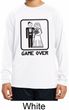 Black Game Over Kids Dry Wicking Long Sleeve Shirt