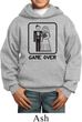 Black Game Over Kids Hoodie