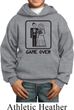 Black Game Over Kids Hoodie